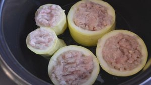 Кабачки, запеченные в микроволновке