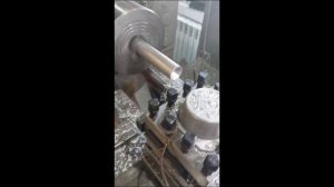 Изготовление детали на 1К62 с применением автоматической резцедержки LD4 деталь 2 с резьбой