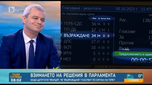Ръководството на ПП Възраждане и ГЕРБ - симбиозата!