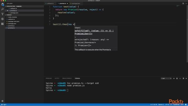 Mastering TypeScript Programming Techniques: Replacing Callbacks With Promises| packtpub.com