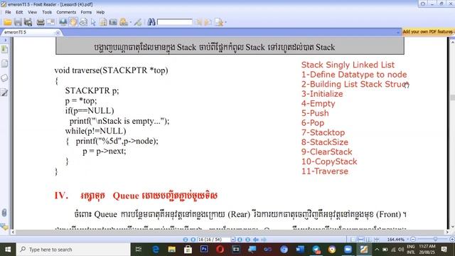 DSA Chapter 3 Stack & Queue Linked-List