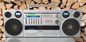 Radio Blaster Ghetto Argent SILVER - Sr8000L -ЯПОНИЯ. 1981 год