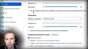 Моно гарнитура Edifier CC200 тест в Zoom