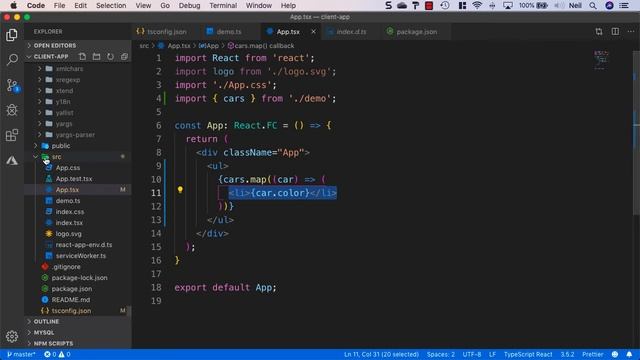 8 Using Typescript with React смотреть онлайн