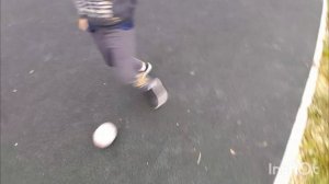 футбольные финты гандбольным мячом