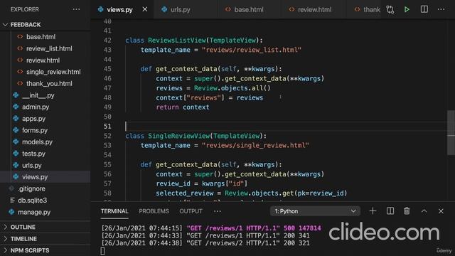 Class Views | Python Django - The Practical Guide