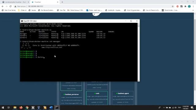Docker Swarm Visualizer смотреть онлайн