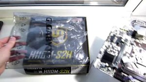 Gigabyte H110M-S2H Socket 1151 распаковка