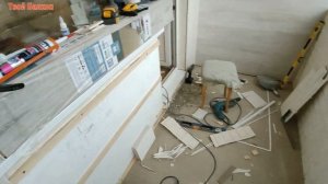 Пластиковые панели на лоджии. Завершение работ. Часть 5