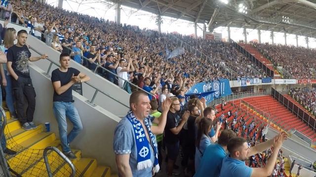 спартак - Динамо (Обзор трибуны) смотреть онлайн