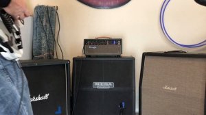Mesa Boogie Mark Five 35 speaker test. Greenback, G12T-75, V30. ESP Hanneman.
