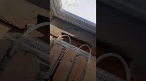 как можно утеплить порог с помощью водяного тёплого пола