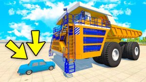 ОГРОМНЫЙ МОНСТР БЕЛАЗ ПРОТИВ МАШИН! САМЫЕ БЕЗУМНЫЕ ЭКСПЕРИМЕНТЫ В BeamNG.drive