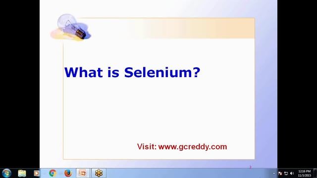 What is Selenium