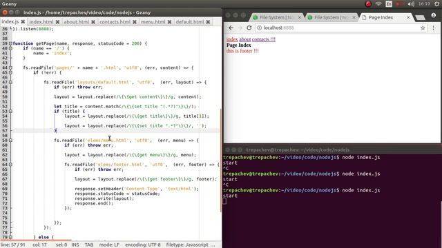 Решаем проблему с тайтлом в макете сайта на NodeJS смотреть онлайн