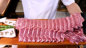 Лучшее барбекю в Корее, гигантское говяжье ребро, корейская говядина на гриле, ребро, Мастер барбекю