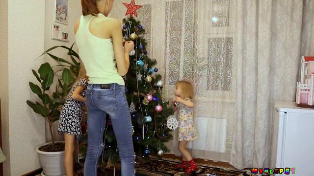 ✅С наступающим 2020 годом, наряжаем елку 👉Мунсерят смотреть онлайн