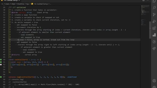 All About Cocktail Sort with Code