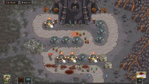 Kingdom Rush (Ветеран) → Мрачная Башня -- with Пильщик & Гарнизон Мушкетеров vs Везнан