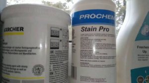 Используемые средства при химчистке