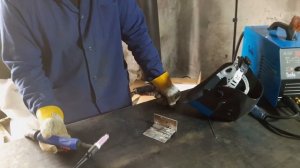 Сварка углов. Алюминий. Tesla TIG/MMA 257 AC/DC