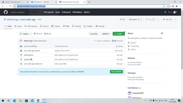 7-Build Azure DevOps pipeline with GIT Repository смотреть онлайн