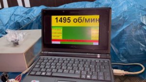 Балансировка электродвигателя прибором Балком-4.