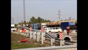 Установка 30-метровой высокомачтовой опоры освещения КТЦ Металлоконструкция