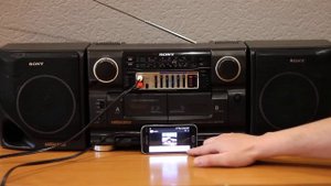 Двухкассетник Sony CFS-717