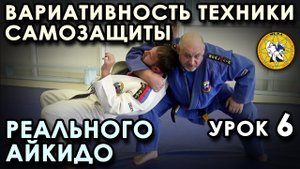 Вариативность техники ЗАЩИТЫ Реального Айкидо (урок 6).