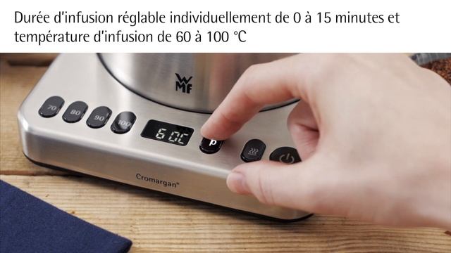 WMF LONO Bouilloire/Théière 2en1 - 4 réglages de température смотреть онлайн