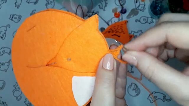 Кошелёк-лисичка из фетра. МК смотреть онлайн
