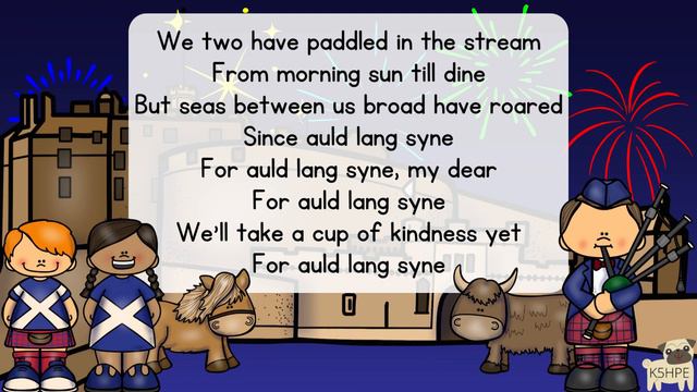 Music: Auld Lang Syne, Vocal Music Education, Singing New Year's Eve Robbie Burns Poems Songs KIDS! смотреть онлайн