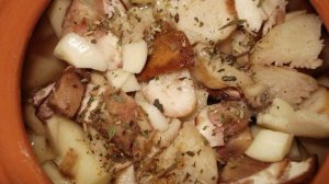 Жаркое с белыми грибами