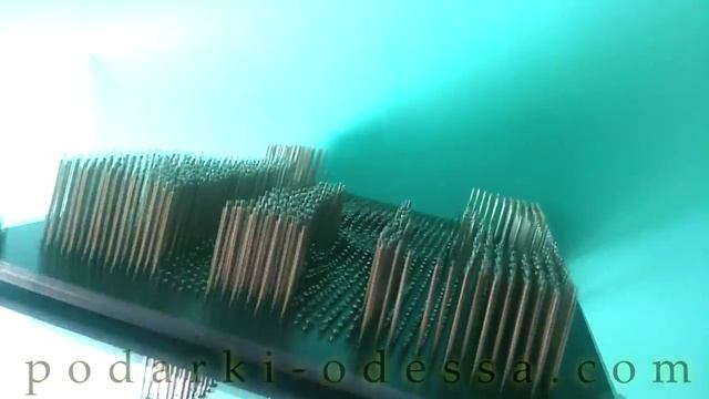 Пин арт, гвоздики-скульптор 3D podarki-odessa.com смотреть онлайн