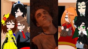 Реакция Основателей Хогвартса + Гарри, Герми/Reaction of the Founders of Hogwarts + Harry, Hermi. ?