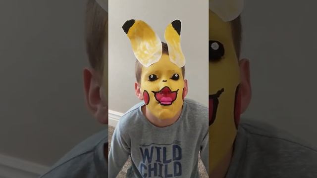 Pikachu makeup from Pokemon