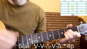 Как играть на гитаре Пилот - Золотыми кольцами. Видео урок без баррэ