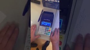 Смена чековой ленты на кассе Меркурий 185Ф