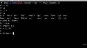 Docker and Kubernetes || Part 19 || Getting a Command Prompt in a Container