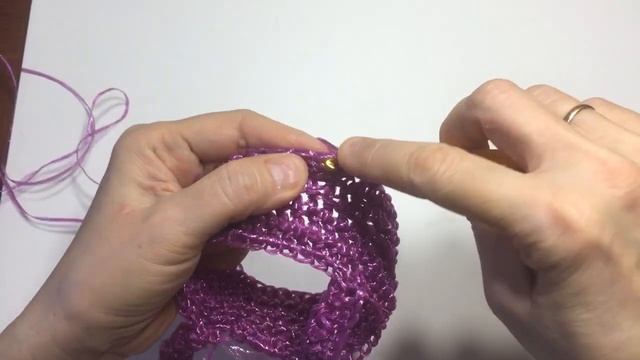 Красивая мочалка без вытянутых петель крючком/Crochet beautiful washcloth without elongated loops