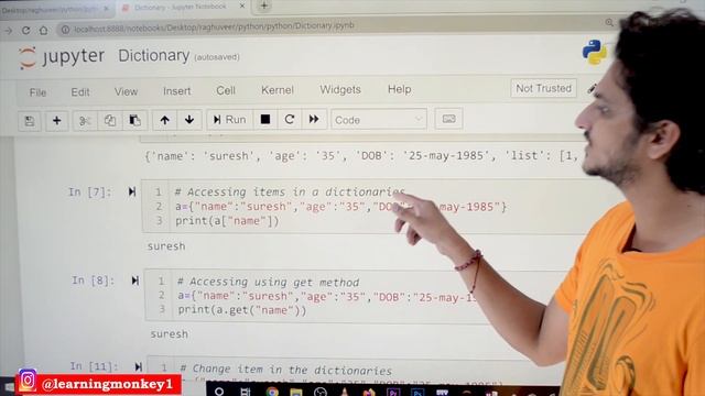 Dictionaries Data Type and Methods in Python || Lesson 26 || Python || Learning Monkey ||