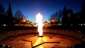 Бульвар славы. Вечный огонь. Минуты затишья Россия Челябинск 18.02.2022г