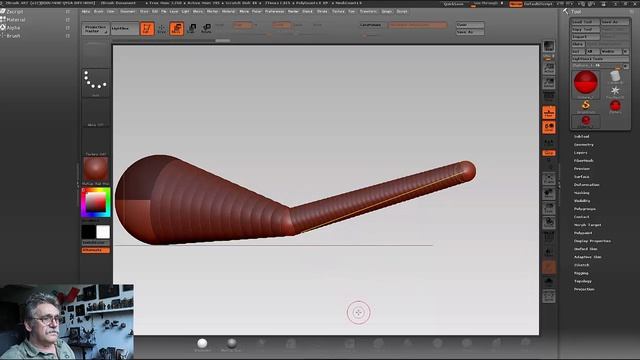 3. Zbrush- скульптинг. Zsphere. Уроки самообучения смотреть онлайн