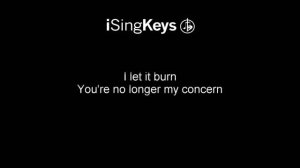 No Time To Die - Billie Eilish - Piano Karaoke Instrumental - Lower Key