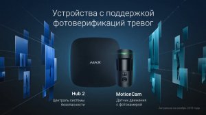 Ajax Systems представила новый датчик движения с фотокамерой MotionCam