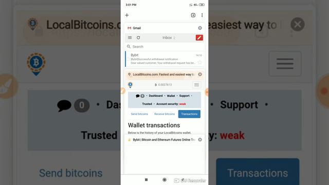 Bybit withdraw proof part 2 | i just earn 1600 inr смотреть онлайн