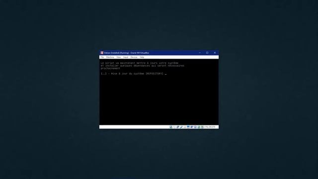 Installation d'une machine virtuelle Debian 9 смотреть онлайн
