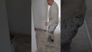 заливка стяжки по струнах
