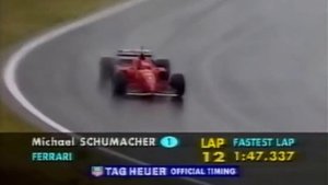 Первая победа Шумахера в составе "Феррари"! Испания - 1996